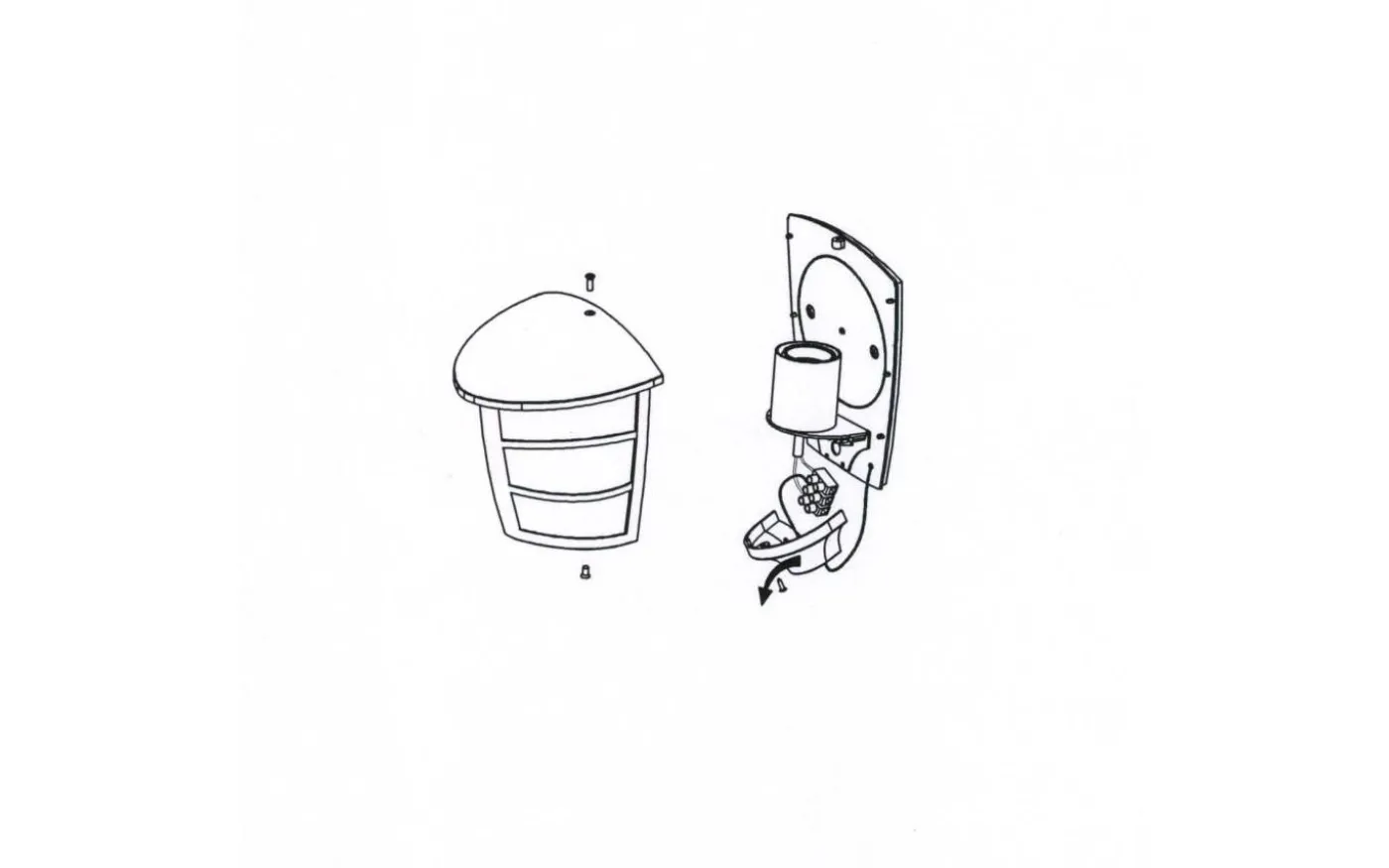 Aloria Fasadlampa Vit IP44