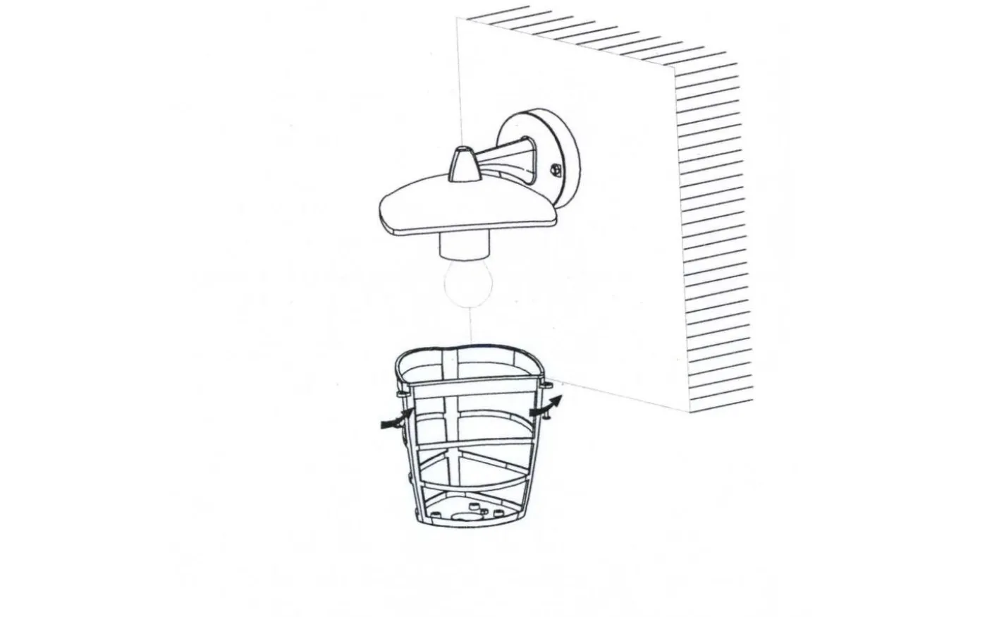 Aloria Fasadlykta Vit IP44