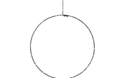 Markslojd Alpha Batteridriven Pendel Cirkel 30cm Svart* Batteri Julpynt Inomhus|Fönsterlampor