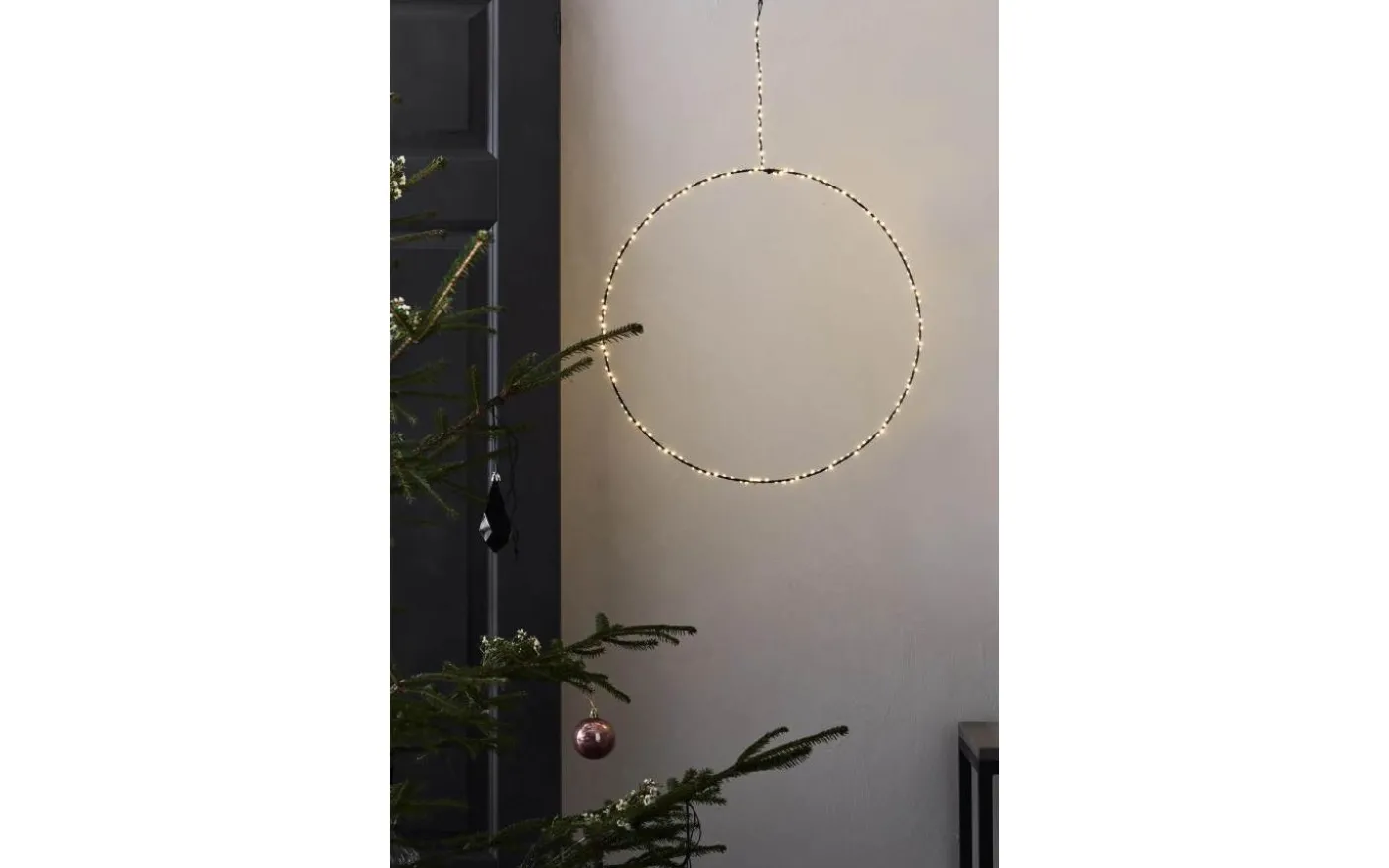 Alpha Pendel Cirkel 45cm Svart