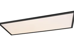 Alpha Plafond LED 80x29cm mattsvart