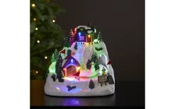 Star Trading Alpville Julby 20cm Multifärgad* Julbyar Och Figurer