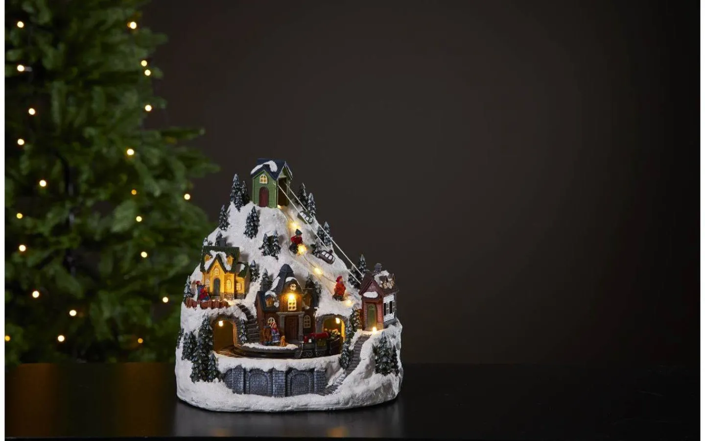 Julbyar Och Figurer<Star Trading Alpville Julby 24cm Multifärgad