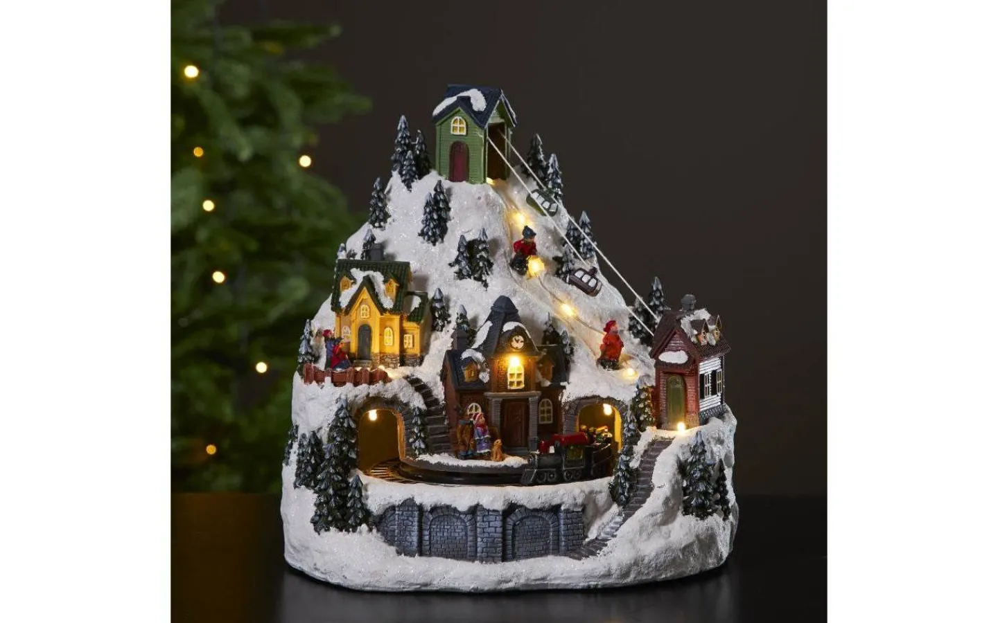 Julbyar Och Figurer<Star Trading Alpville Julby 24cm Multifärgad