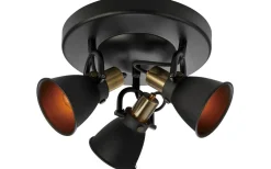 Markslojd Alton Takspotlight 31cm Svart* Runda Takspotlights|Takspot Med 3 Lampor