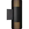 Aludra Seaside Double Vägglampa Svart IP54