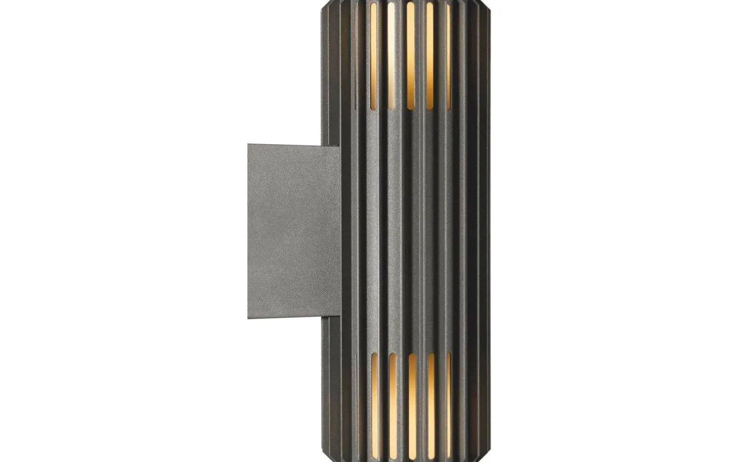 Upp & Nedljus Lampor<Nordlux Aludra Seaside Double Vägglampa Antracit IP54