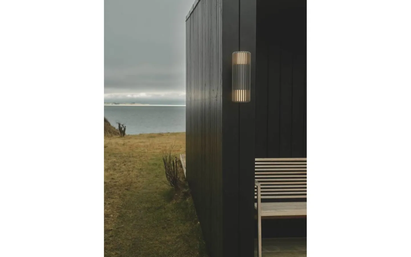 Upp & Nedljus Lampor<Nordlux Aludra Seaside Double Vägglampa Antracit IP54