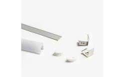 Rendl Aluminiumprofil 1,6x1,6cm Hörn 1m* 12V Led Slinga