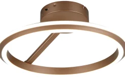 Plafonder<Trio Lighting Amador Plafond LED kaffe