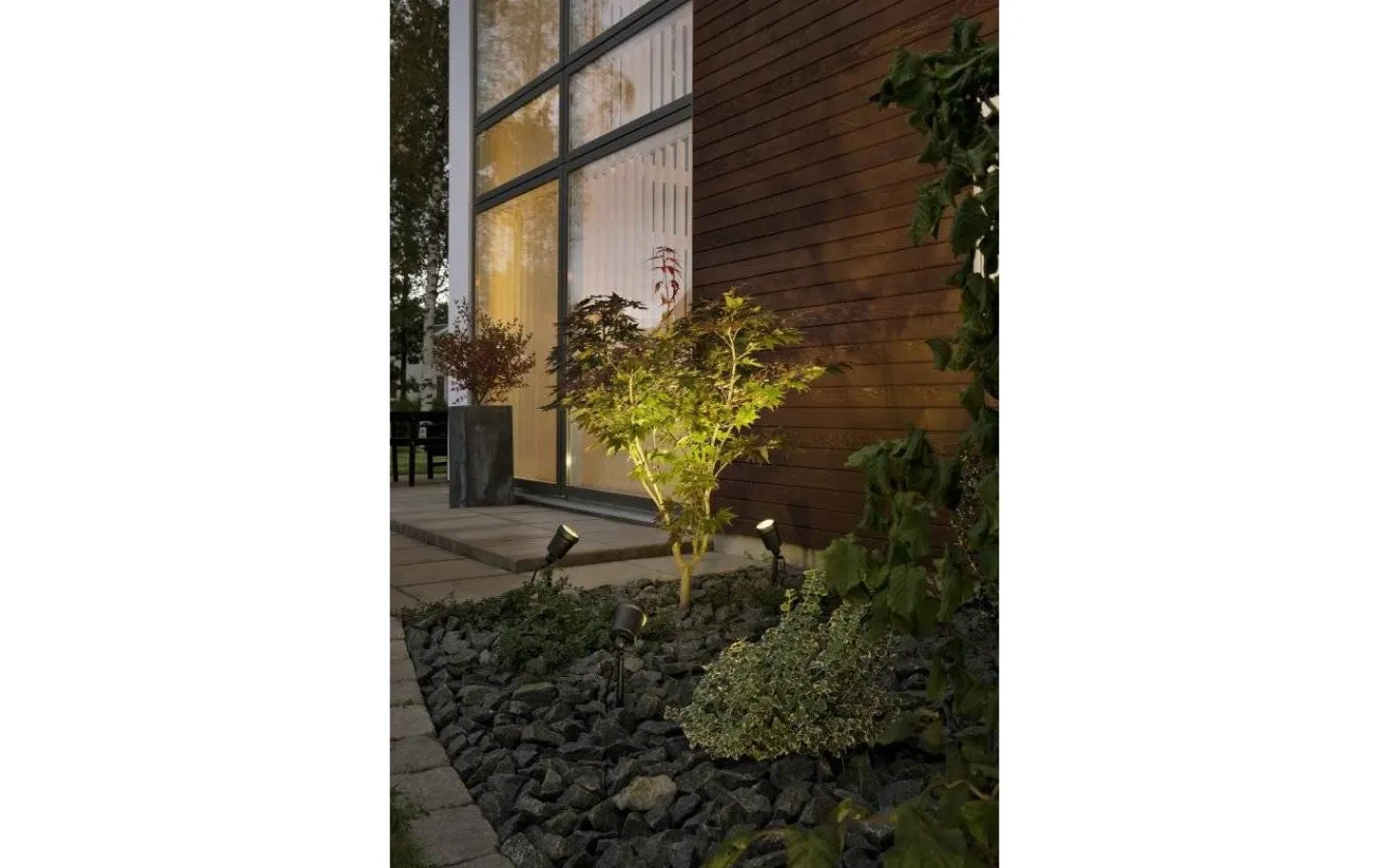 Konstsmide Amalfi Trädgårdsspotligt 36cm LED Svart* Markbelysning|System Konstsmide 12V