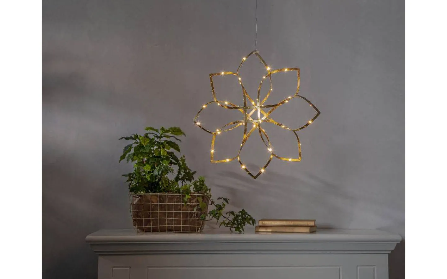 Star Trading Amaze Hängande Stjärna 40cm Guld* Julpynt Inomhus