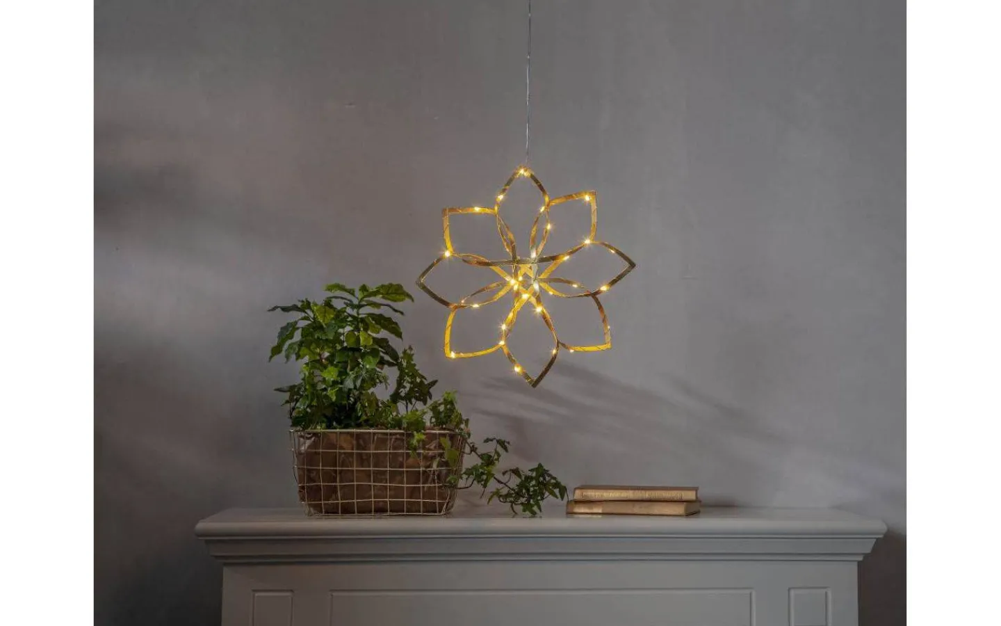 Star Trading Amaze Hängande Stjärna 30cm Guld* Julpynt Inomhus