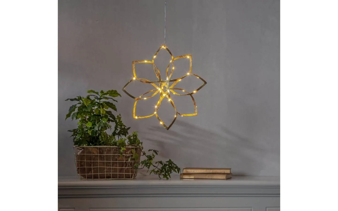 Star Trading Amaze Hängande Stjärna 30cm Guld* Julpynt Inomhus