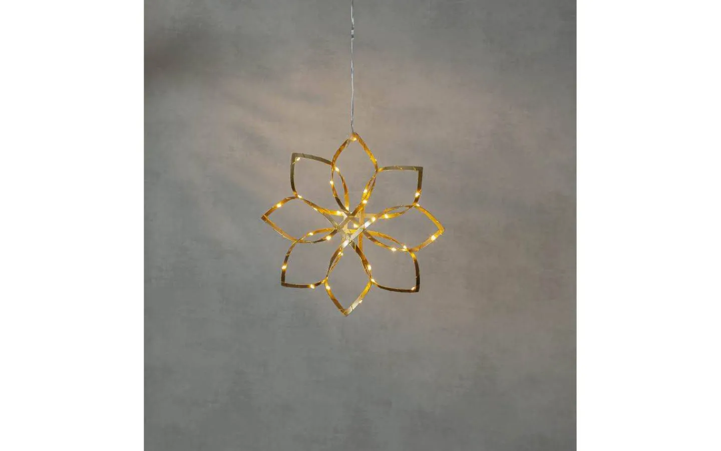 Star Trading Amaze Hängande Stjärna 30cm Guld* Julpynt Inomhus