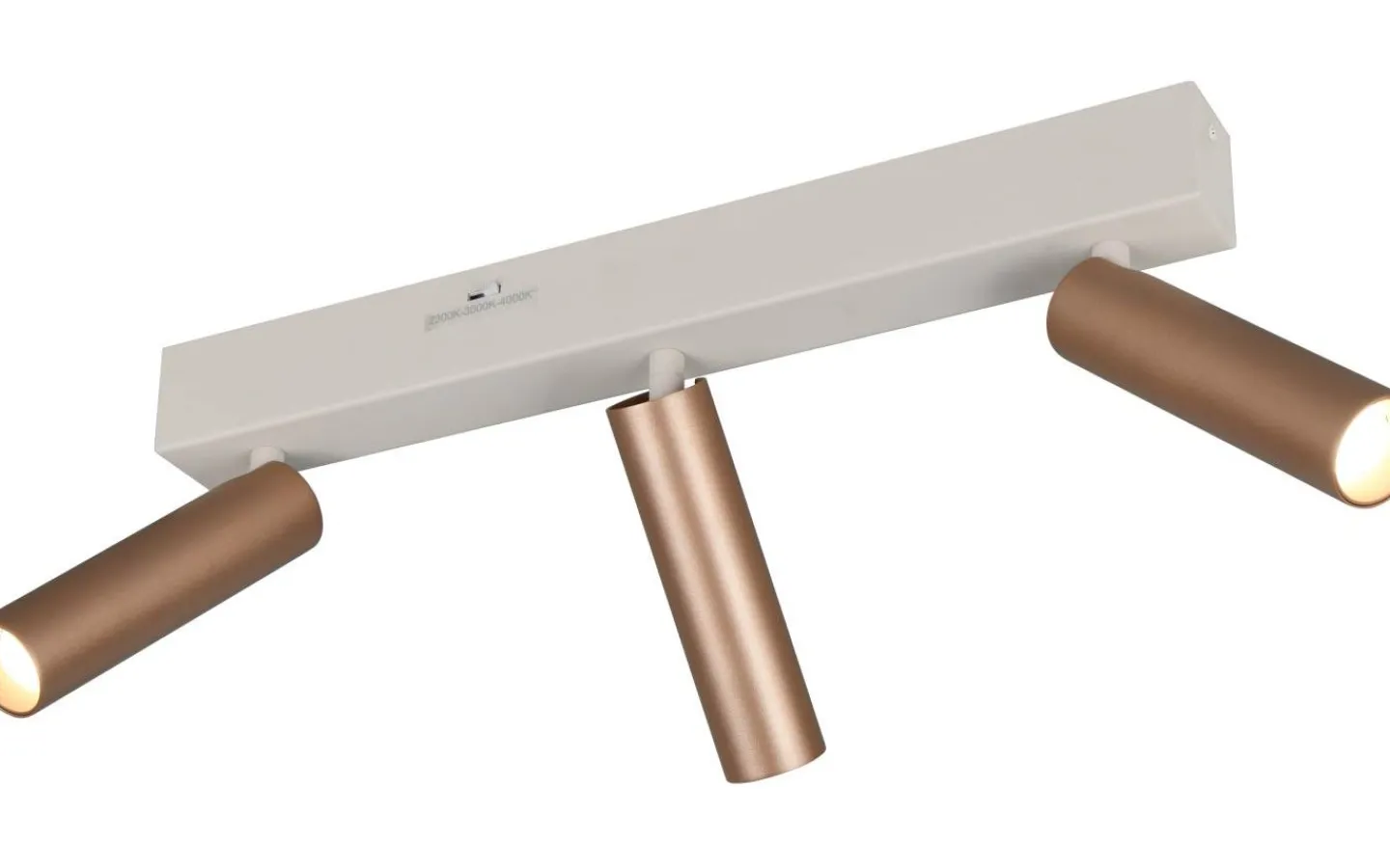 Avlånga Takspotlights|Takspot Med 3 Lampor<Trio Lighting Ambala Spotlight LED 3-delad kaffe