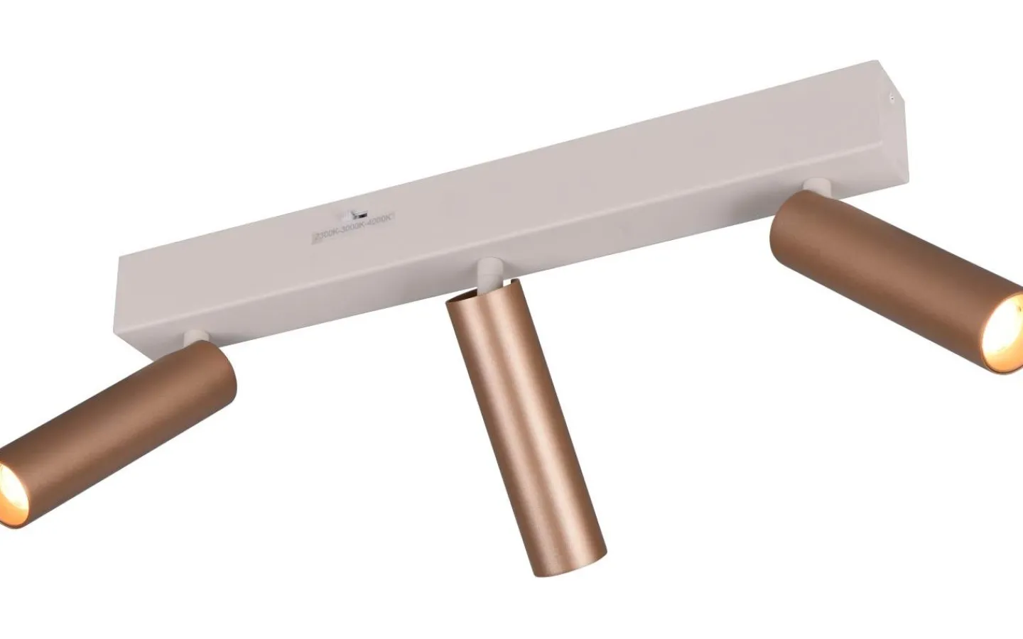 Avlånga Takspotlights|Takspot Med 3 Lampor<Trio Lighting Ambala Spotlight LED 3-delad kaffe