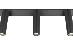 Trio Lighting Ambala Spotlight LED 3-delad mattsvart* Avlånga Takspotlights|Takspot Med 3 Lampor