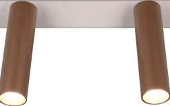 Trio Lighting Ambala Spotlight LED 2-delat kaffe* Takspot Med 2 Lampor