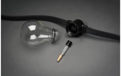 Konstsmide Ambaz Ljusslinga START 9,15m 10L Flatkabel Amber IP44* Partyslingor Utomhus 230V|Partyslingor Utomhus 230V