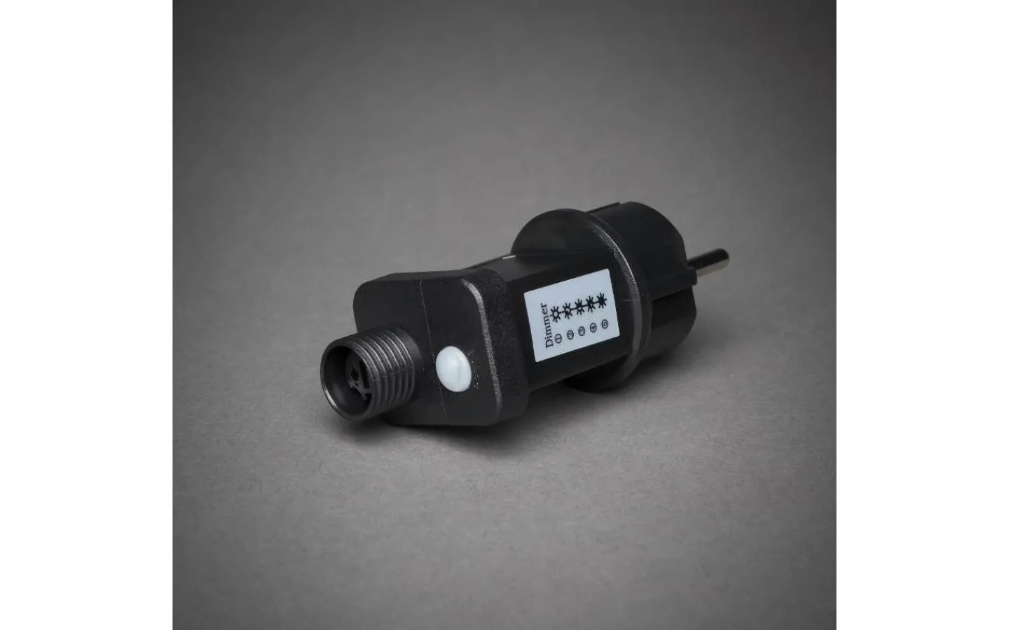 Konstsmide Ambrose Ljusslinga 4,5m 10L Glob Svart/Amber IP44* Partyslingor Utomhus 230V|Partyslingor Utomhus 230V