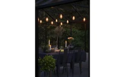 Ambrose Ljusslinga 4,5m 10L Lyktlampor Svart/Amber IP44