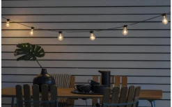 Ambrur Ljusslinga 9,5m 20L Dimbar Svart IP44