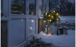 Konstsmide Amedig Ljusslinga 9,75m 40L Oval Amber IP44* Partyslingor Utomhus 230V|Partyslingor Utomhus 230V