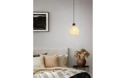 Amelie Fönsterlampa 18cm E27 naturfärgad/bambu