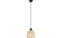 Amelie Fönsterlampa 18cm E27 naturfärgad/bambu