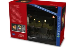 Partyslingor Utomhus 230V|Partyslingor Utomhus 230V<Konstsmide Ampel Ljusslinga EXTRA 9,15m 10L med skärmar Amber IP44