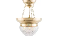 Reservglas Och Reservdelar<Karlskrona Lampfabrik Ampelskärm 200 - Klart rutslipat kristallglas