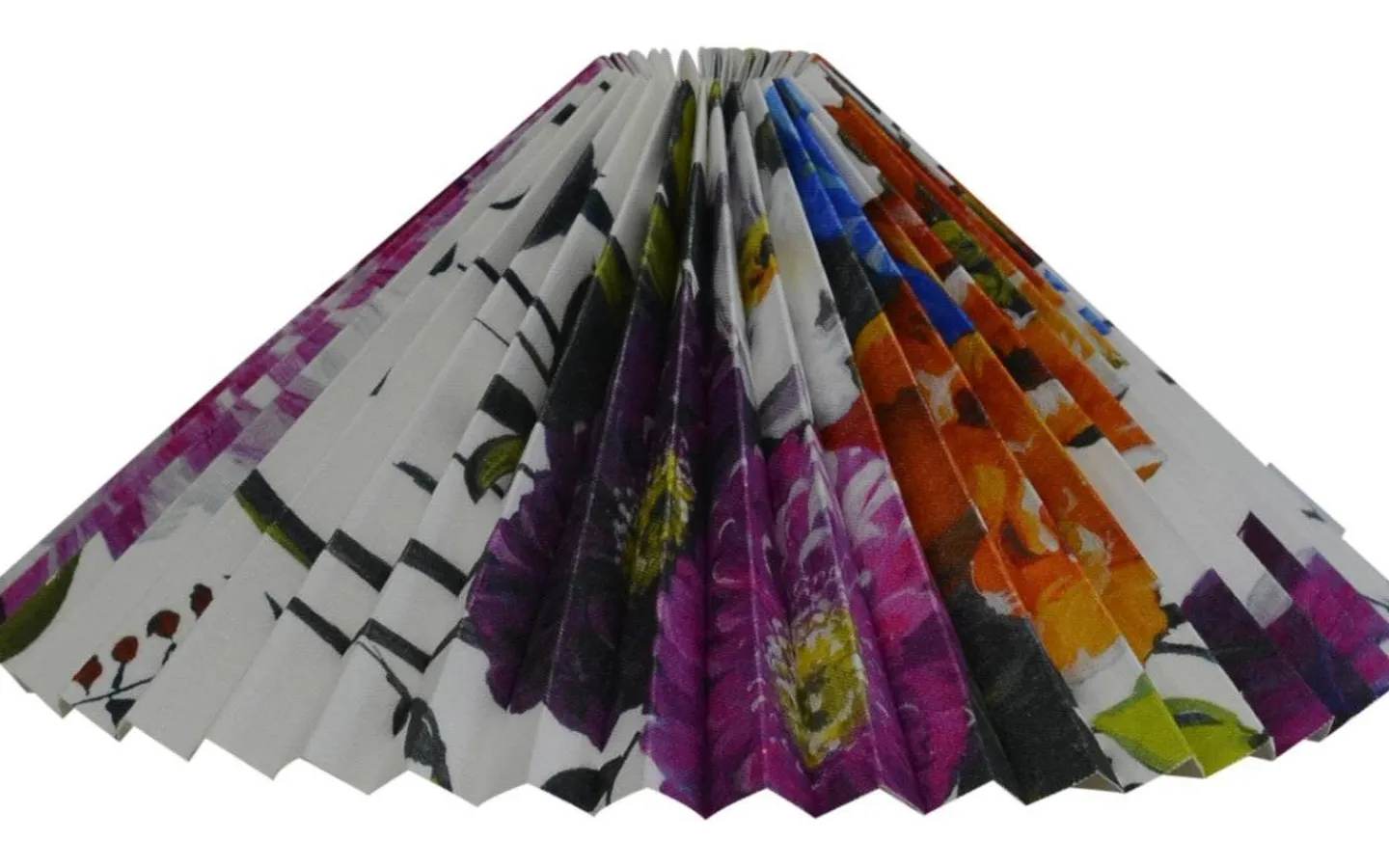 Plisserade Lampskärmar|Mönstrade Lampskärmar<Hallbergs Amrapali Lampskärm Ø40cm Multi