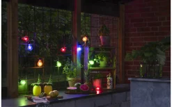 Partyslingor Utomhus 230V|Partyslingor Utomhus 230V<Konstsmide Amuze Partyslinga EXTRA 9,15m 10L Färgmix IP44