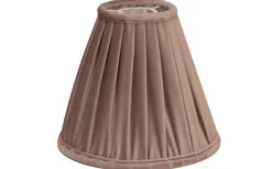 Hallbergs Anastacia Plisserad Takskärm Ø45cm Dimrosa* Takskärmar