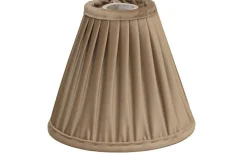 Anastacia Plisserad Takskärm Ø45cm Sand