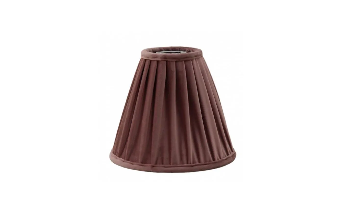 Anastacia Plisserad Toppringskärm Ø22cm Rosa