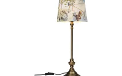 PR Home Andrea Bordslampa 53cm Antikmässing/Blå* Bordslampor