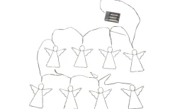 Batterislingor Inomhus|Inomhusdekorationer Batteri<Star Trading Angela Batteridriven Ljusslinga Varmvit