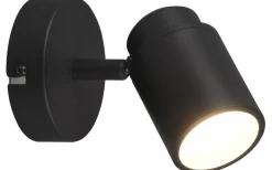 Badrumslampor Vägg<Trio Lighting Angelo H2O Spotlight GU10 mattsvart IP44