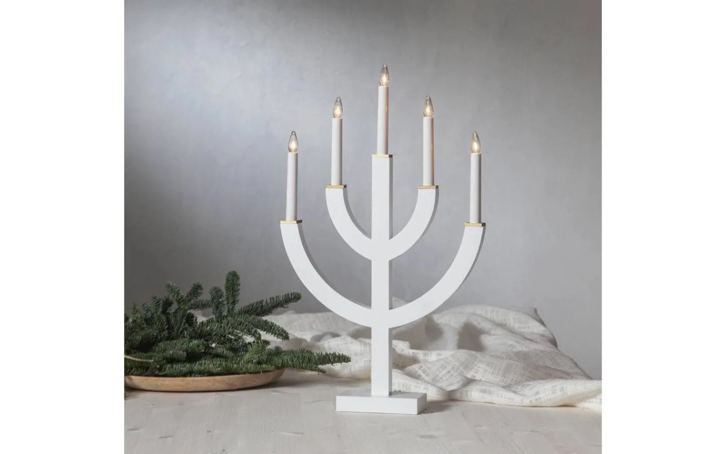 Star Trading Anno Adventsljusstake 59cm Vit* Visa Alla Adventsljusstakar|Adventsljusstakar 31-60 Cm