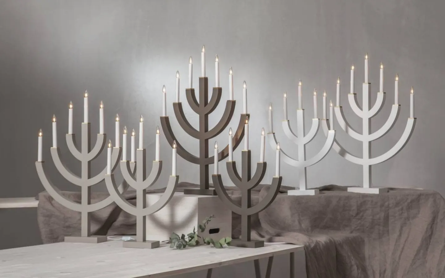 Star Trading Anno Adventsljusstake 59cm Vit* Visa Alla Adventsljusstakar|Adventsljusstakar 31-60 Cm