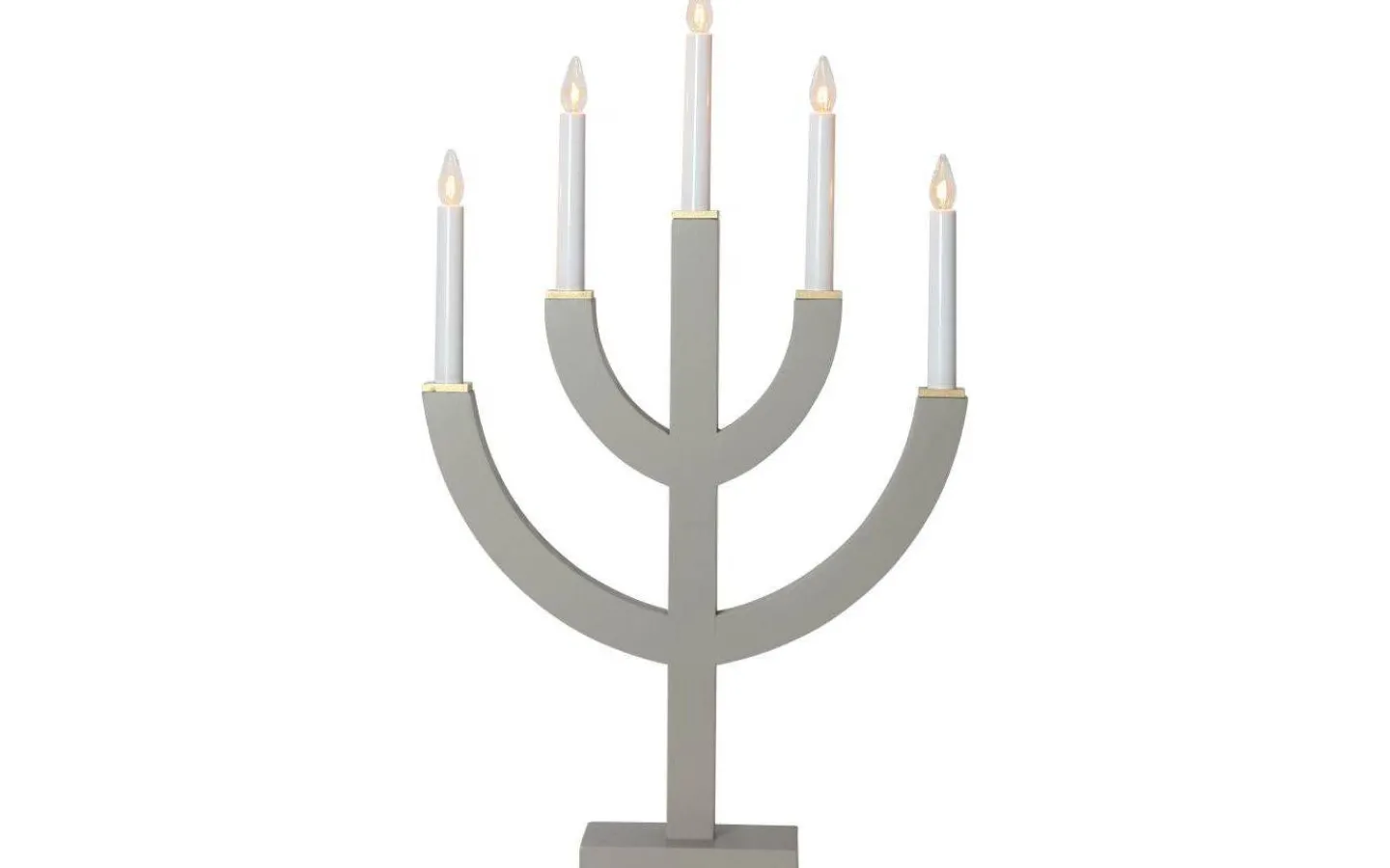 Visa Alla Adventsljusstakar|Adventsljusstakar 31-60 Cm<Star Trading Anno Adventsljusstake 59cm Grå