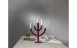 Anno Adventsljusstake 59cm Röd