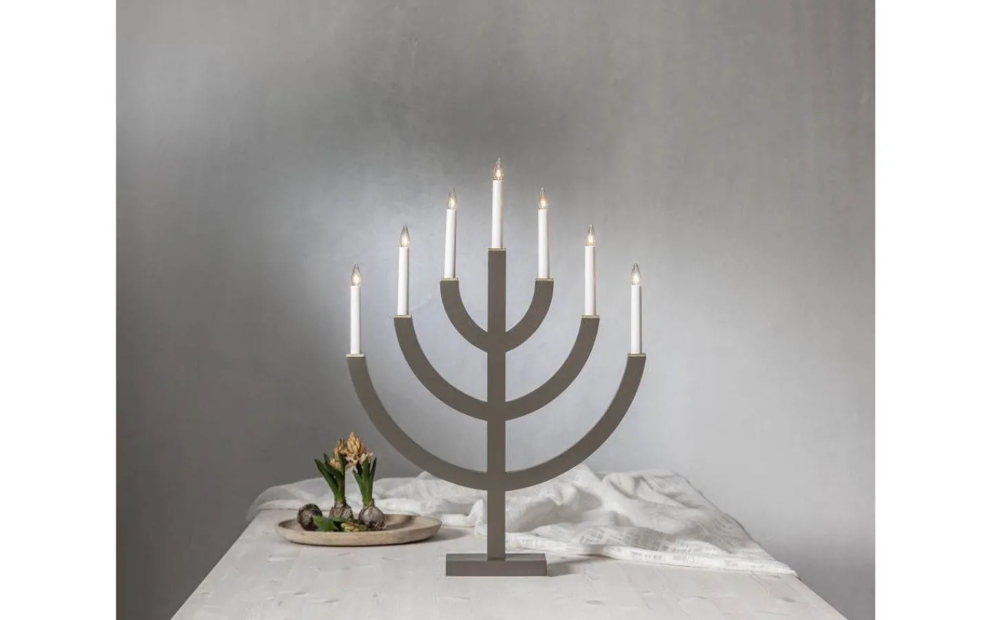 Visa Alla Adventsljusstakar|Adventsljusstakar 61-120 Cm<Star Trading Anno Adventsljusstake Mullvad 71cm