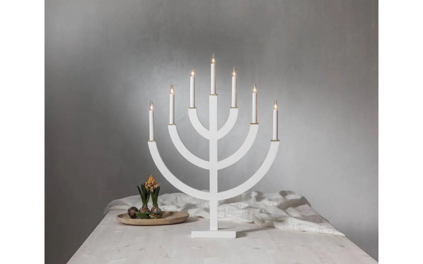 Star Trading Anno Adventsljusstake Vit 71cm* Visa Alla Adventsljusstakar|Adventsljusstakar 61-120 Cm