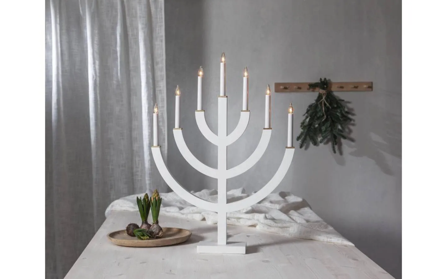 Star Trading Anno Adventsljusstake Vit 71cm* Visa Alla Adventsljusstakar|Adventsljusstakar 61-120 Cm