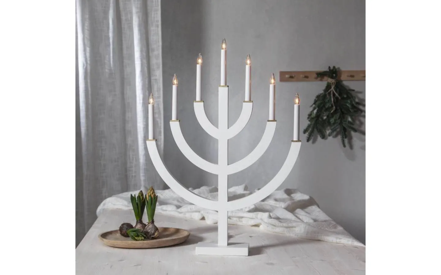 Star Trading Anno Adventsljusstake Vit 71cm* Visa Alla Adventsljusstakar|Adventsljusstakar 61-120 Cm