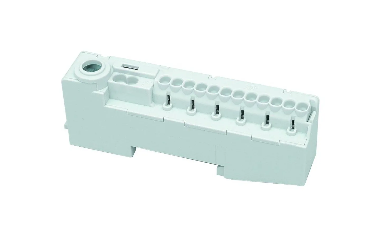 Malmbergs Anslutningsplint med snabbanslutning, Grå* Normkomponenter