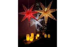 Visa Alla Julstjärnor|Julstjärnor Med Sladd<Star Trading Antique Julstjärna 60cm Röd